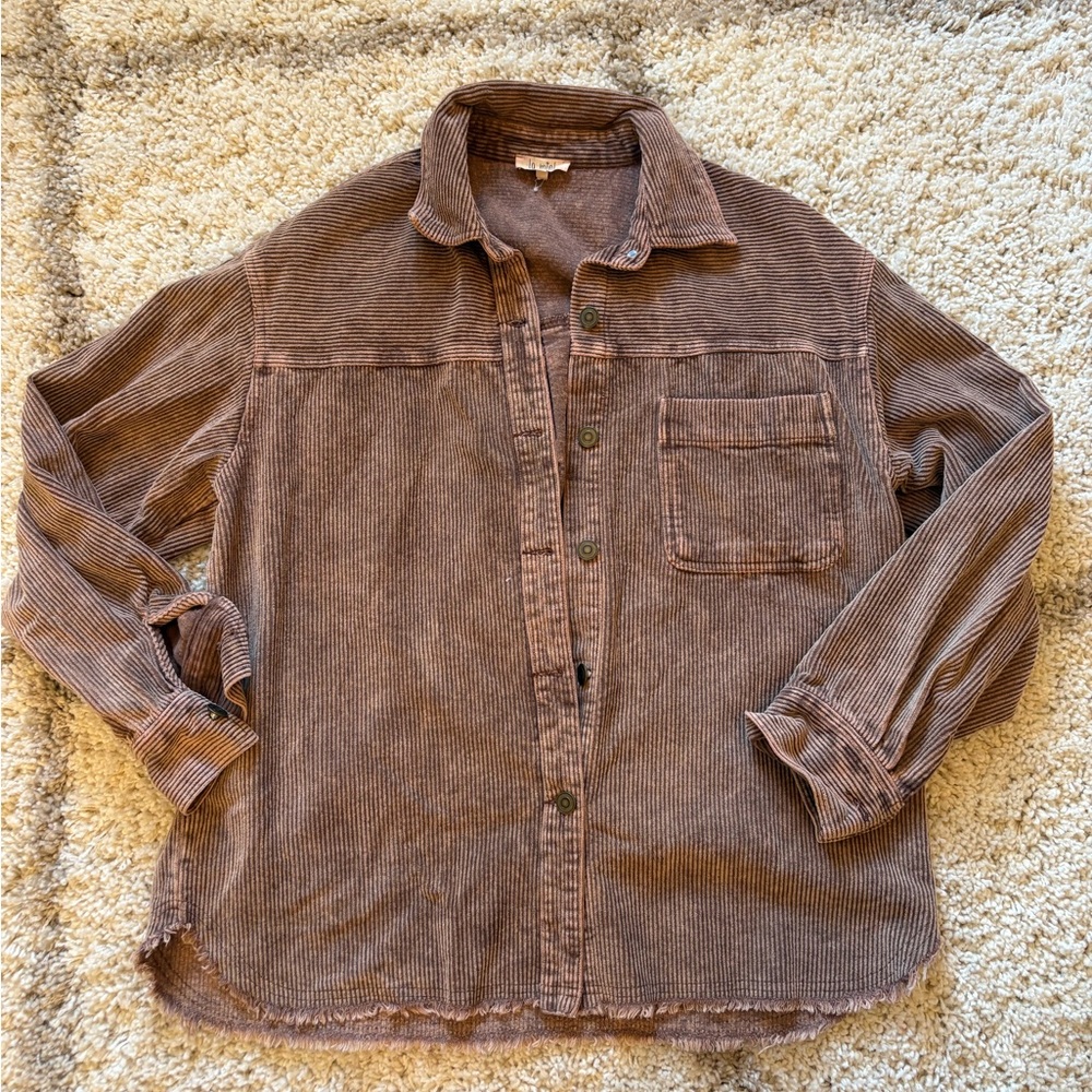 La MIEL. Oversized Button Down Shirt
